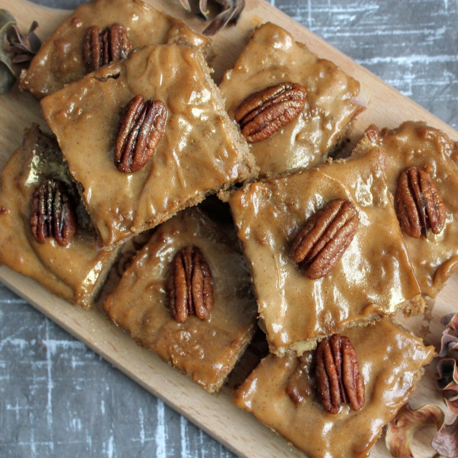 Spiced Apple & Almond Butter Blondies | Pic's Peanut Butter