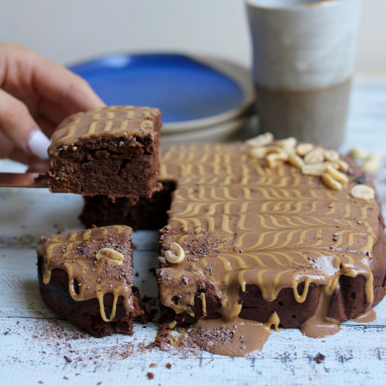 Peanut Butter Chocolate Brownies | Pic's Peanut Butter