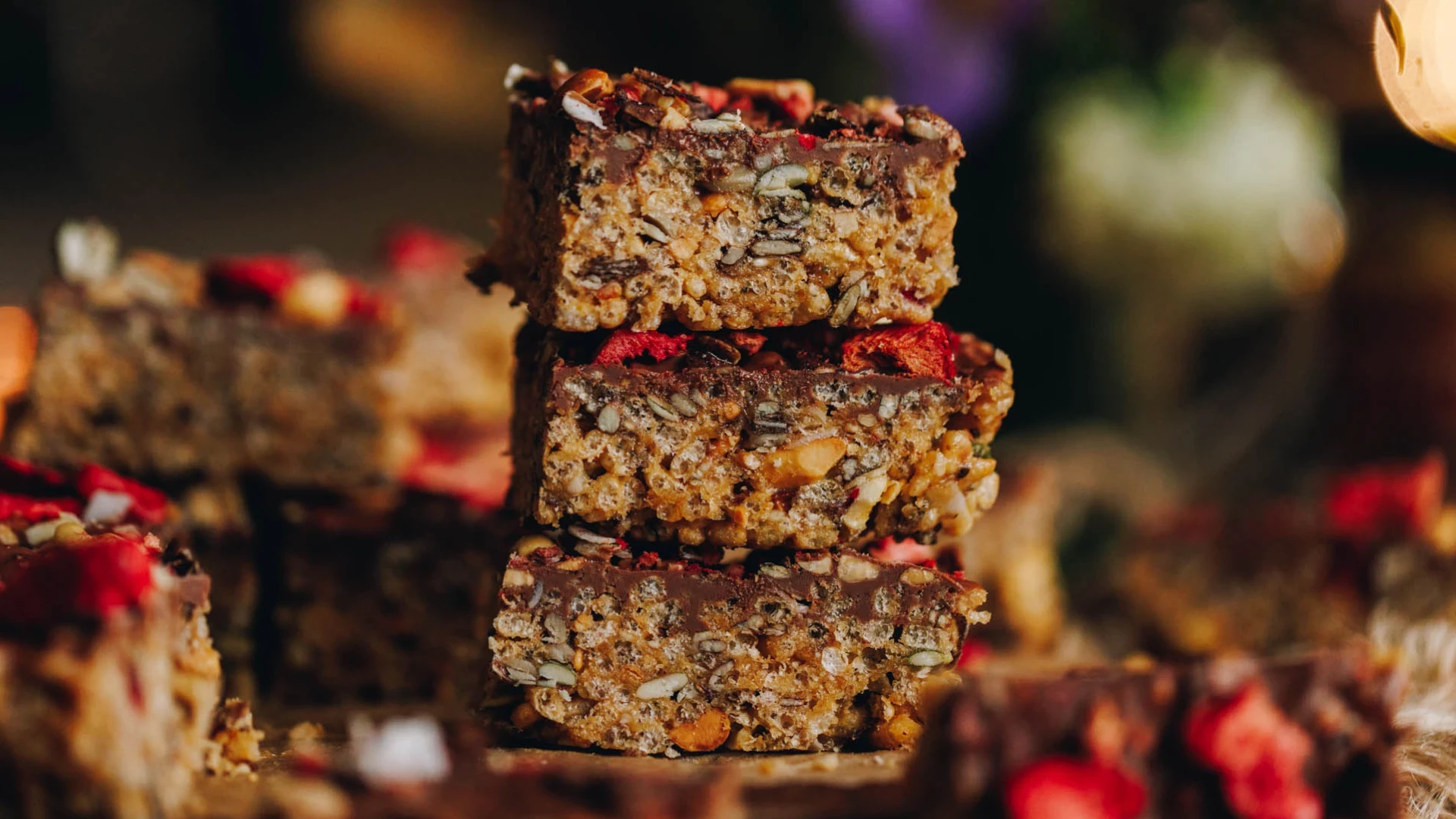 Seed and Nut Rice Bubble Slice | Pic's Peanut Butter