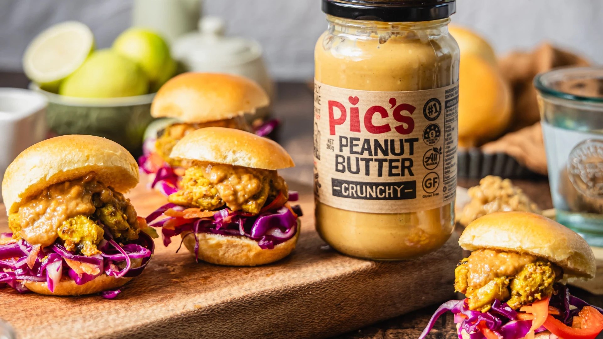Satay Chicken Sliders | Pic's Peanut Butter