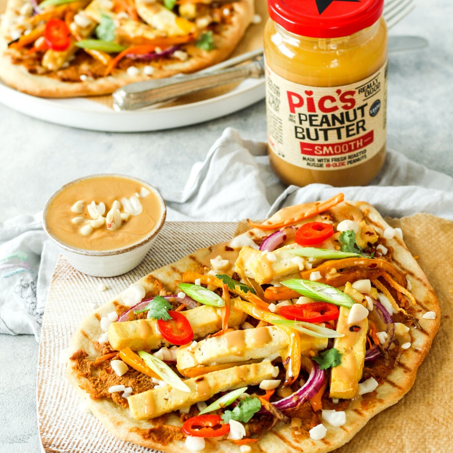 THAI PEANUT FLATBREADS | Pic's Peanut Butter