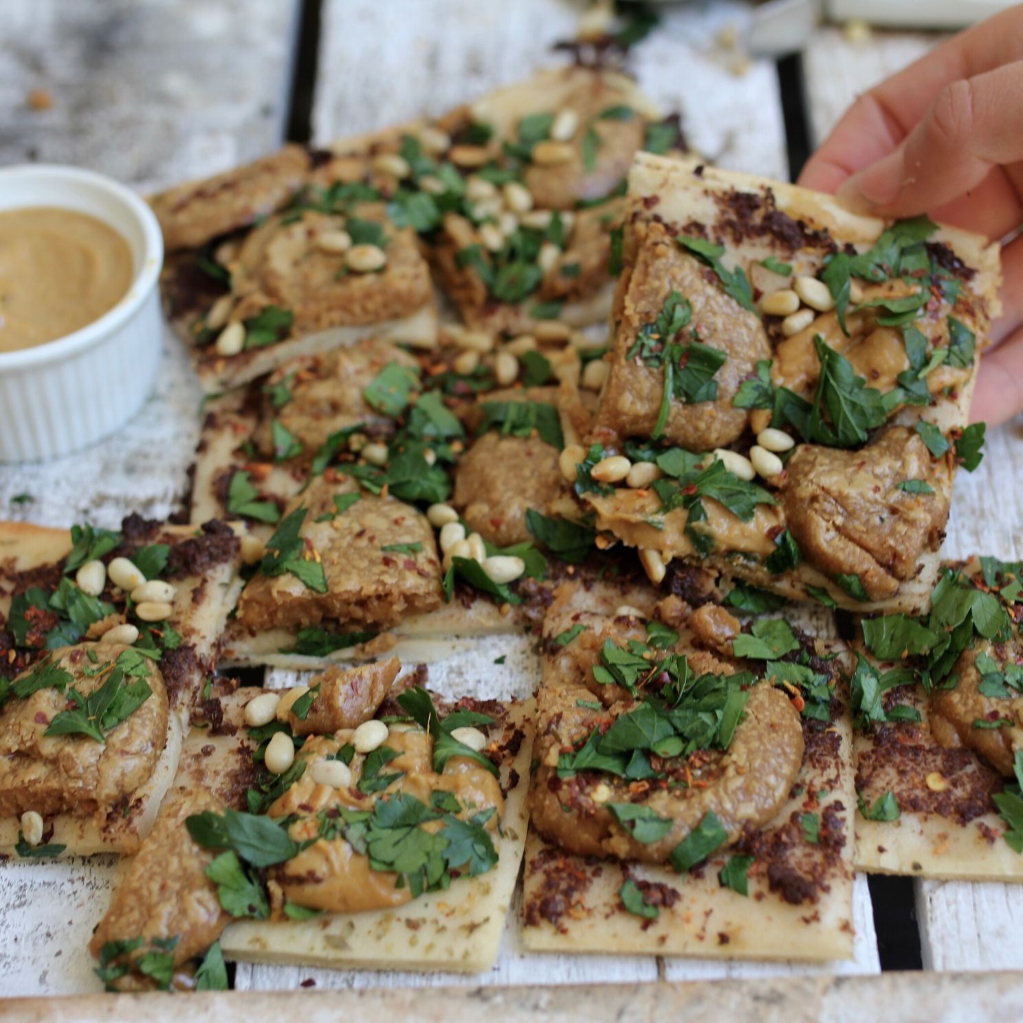 Vegan flat bread pizza | Pic's Peanut Butter